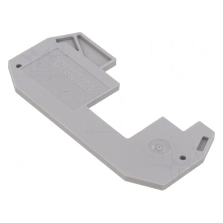 Placă de extremitate gri UTTB | Electronic-mag.ro | Componente Electronice