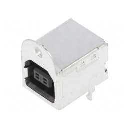 Soclu USB A PCB THT 90° USB 2.0 Aurit | Electronic-mag.ro | Componente Electronice
