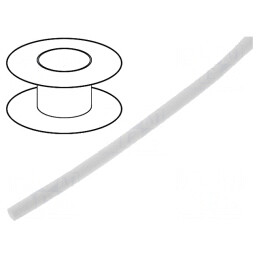 Manșon Electroizolant Fibră de Sticlă 4mm -40÷180°C | Electronic-mag.ro | Componente Electronice