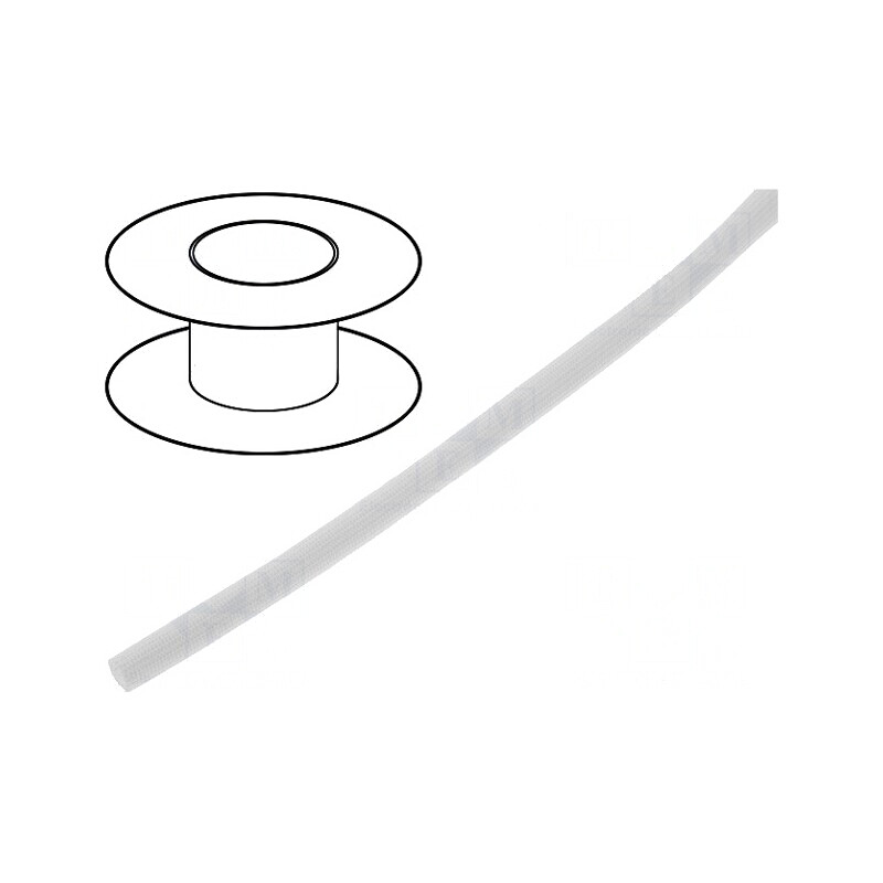 Manșon Electroizolant Fibră de Sticlă 4mm -40÷180°C | Electronic-mag.ro | Componente Electronice