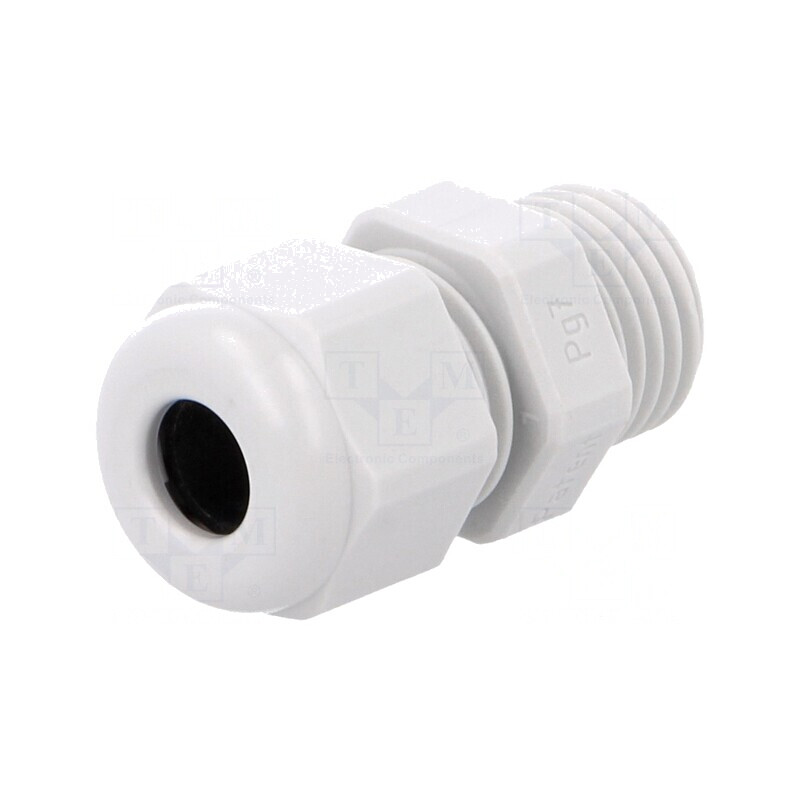 Garnitură etanşare PG7 IP68 gri poliamidă | Electronic-mag.ro | Componente Electronice