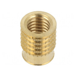Adaos filetat alamă M8 13,8mm MULTISERT® | Electronic-mag.ro | Componente Electronice