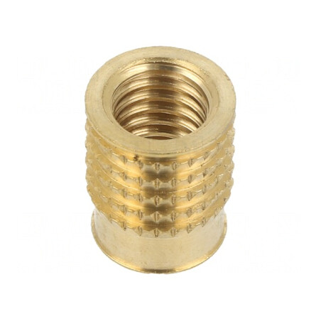 Adaos filetat alamă M8 13,8mm MULTISERT® | Electronic-mag.ro | Componente Electronice
