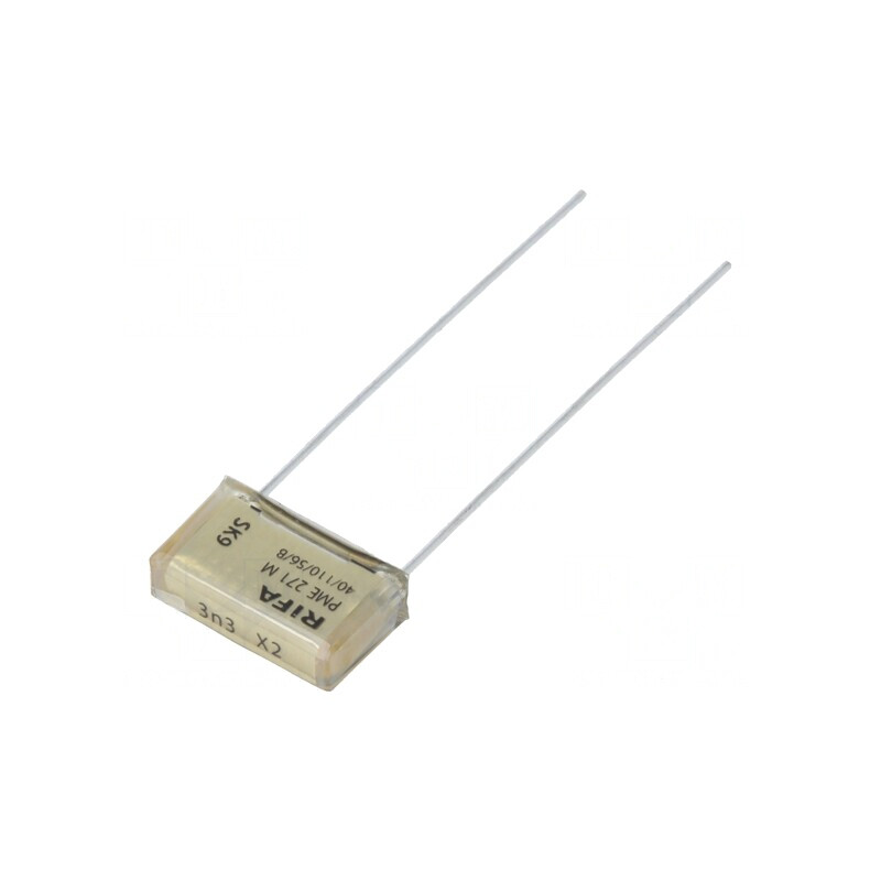 Condensator de Hârtie X2 3,3nF 275VAC THT | Electronic-mag.ro | Componente Electronice