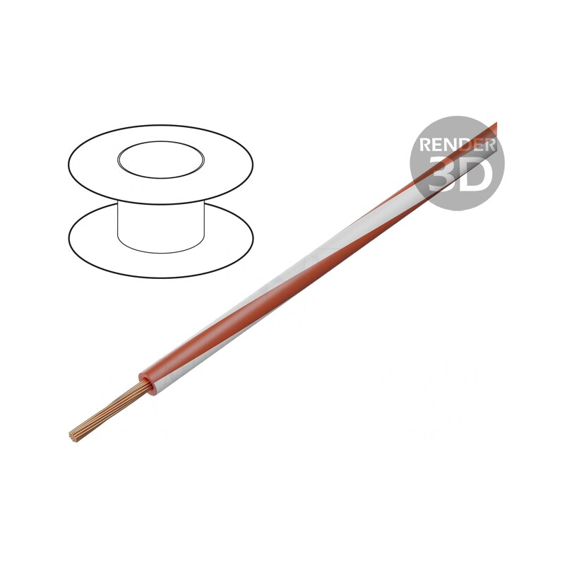 Cablu Cu 0,75mm2 PVC Roşu-Alb 300V/500V Clasa 5 | Electronic-mag.ro | Componente Electronice Cablu Cu 0,75mm2 PVC Roşu-Alb 300V/500V Clasa 5 | Electronic-mag.ro | Componente Electronice