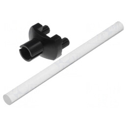 Tub LED Rotund Ø3mm Parte Frontală Plată | Electronic-mag.ro | Componente Electronice