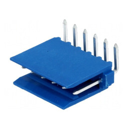 Soclu Cablu-Placă HE14 2.54mm 6 Pin THT 3A Cositorit | Electronic-mag.ro | Componente Electronice
