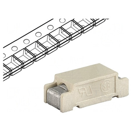 Siguranță Ardere Rapidă 2A 250V SMD Cupru | Electronic-mag.ro | Componente Electronice