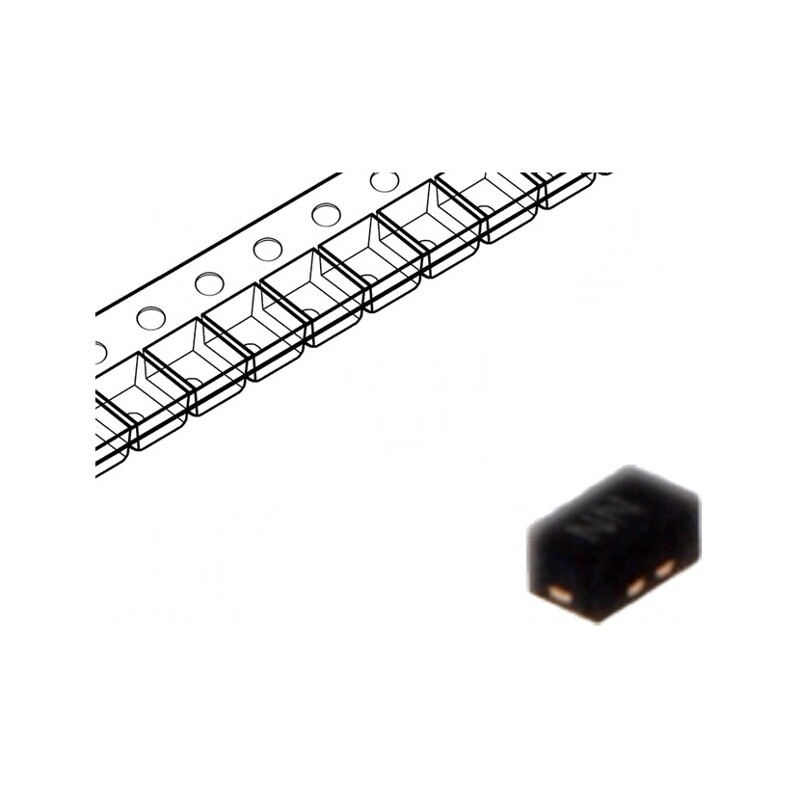 Diodă TVS 100W 10V 4A Bidirecțională SLP1006P2 Rola Bandă | Electronic-mag.ro | Componente Electronice