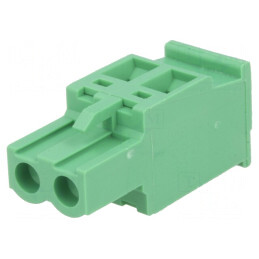 Regletă de Conexiuni Deconectabilă 5mm 2 Piste Unghi Mufă | Electronic-mag.ro | Componente Electronice