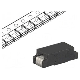 Siguranţă: siguranţă; ardere rapidă; 63mA; 125VAC; 125VDC; SMD