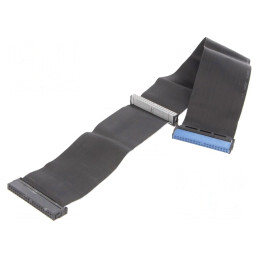 Cablu IDE IDC 40pin 3 Mufe 0.3m | Electronic-mag.ro | Componente Electronice