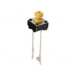 Microîntrerupător TACT SPST-NO 0,05A 24V THT | Electronic-mag.ro | Componente Electronice
