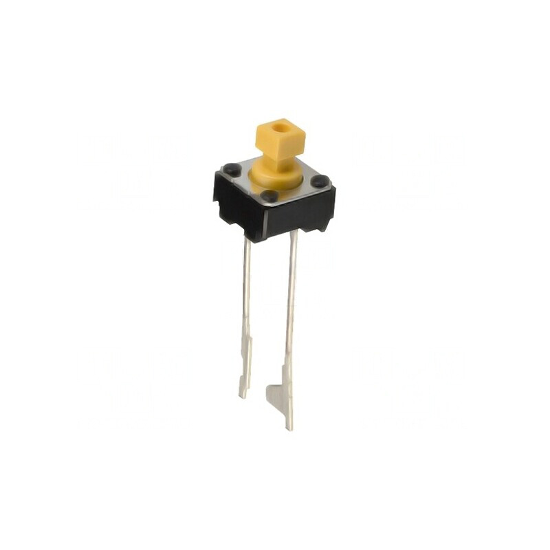 Microîntrerupător TACT SPST-NO 0,05A 24V THT | Electronic-mag.ro | Componente Electronice