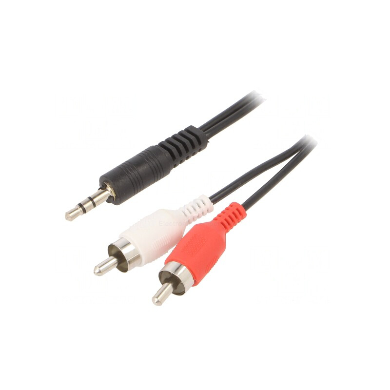 Cablu Audio Jack 3.5mm la RCA 1.5m Nichelat | Electronic-mag.ro | Componente Electronice Cablu Audio Jack 3.5mm la RCA 1.5m Nichelat | Electronic-mag.ro | Componente Electronice