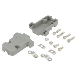 Carcasă pentru conectori D-Sub 9pin și D-Sub HD 15pin | Electronic-mag.ro | Componente Electronice