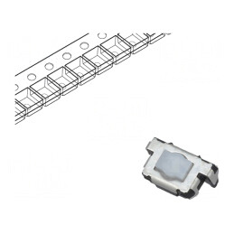 Microîntrerupător TACT SPST 12V SMT 3,5mm | Electronic-mag.ro | Componente Electronice