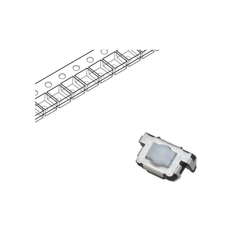 Microîntrerupător TACT SPST 12V SMT 3,5mm | Electronic-mag.ro | Componente Electronice