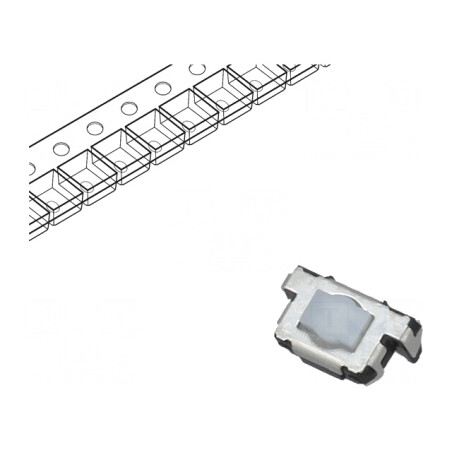 Microîntrerupător TACT SPST 12V SMT 3,5mm | Electronic-mag.ro | Componente Electronice