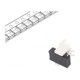 Soclu cablu-placă tată 4 pini SMT PicoFlex 1,27mm 1,2A 250V | Electronic-mag.ro | Componente Electronice
