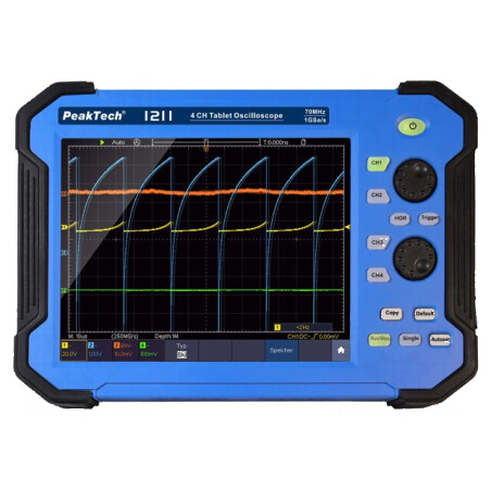 Osciloscop manual 70MHz 8bit LCD 8 Ch: 4 1Gsps 40pts ≤5ns - Osciloscop manual 70MHz 8bit 8 canale LCD | Electronic-mag.ro | Componente Electronice