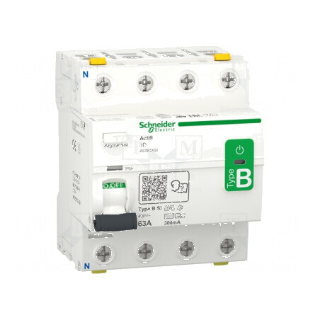 Întrerupător RCBO 63A 300mA 3P+N 400VAC IP20 | Electronic-mag.ro | Componente Electronice