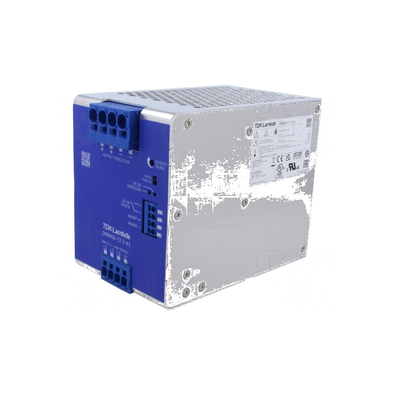 Alimentator pulsatoriu pentru şină DIN 960W 72VDC 13,3A | Electronic-mag.ro | Componente Electronice