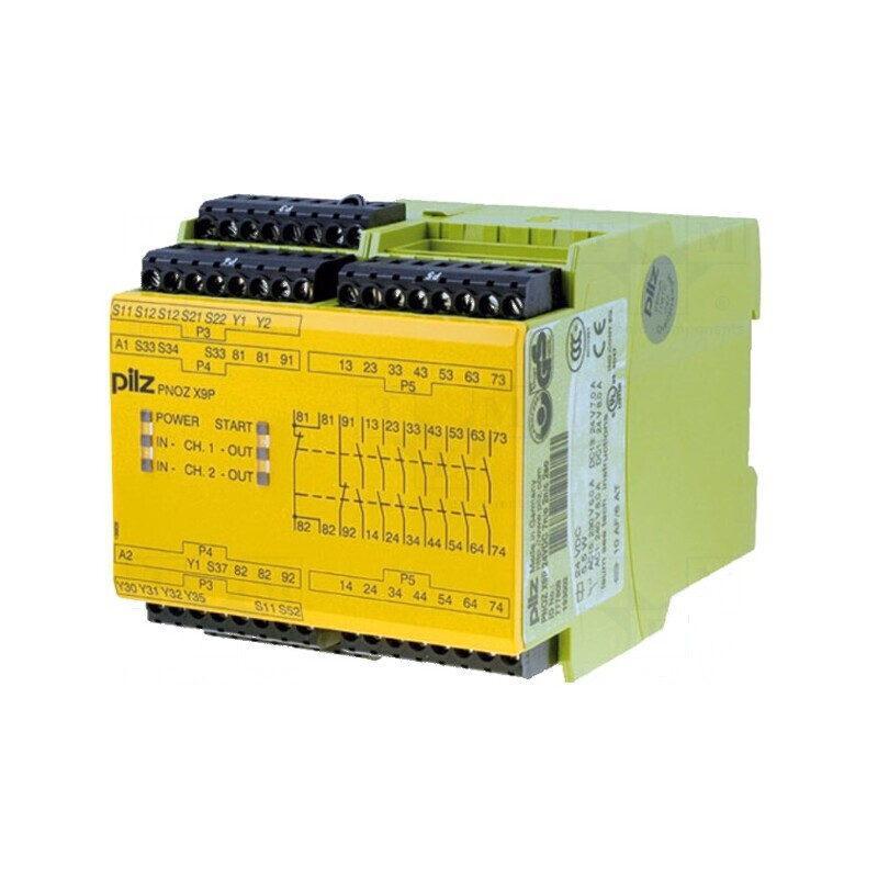 Releu de siguranţă 110-240VAC la 24VDC IN 4' | Electronic-mag.ro | Componente Electronice