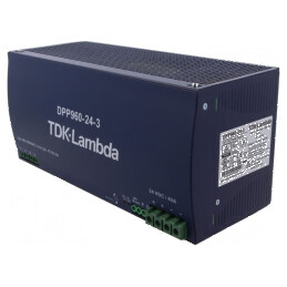 Alimentator pulsatoriu pentru şină DIN 24VDC 40A | Electronic-mag.ro | Componente Electronice