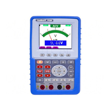 Osciloscop manual 20MHz 8bit LCD 3,8 Ch: 1 100Msps 6kpts - Osciloscop manual digital | Electronic-mag.ro | Componente Electronice