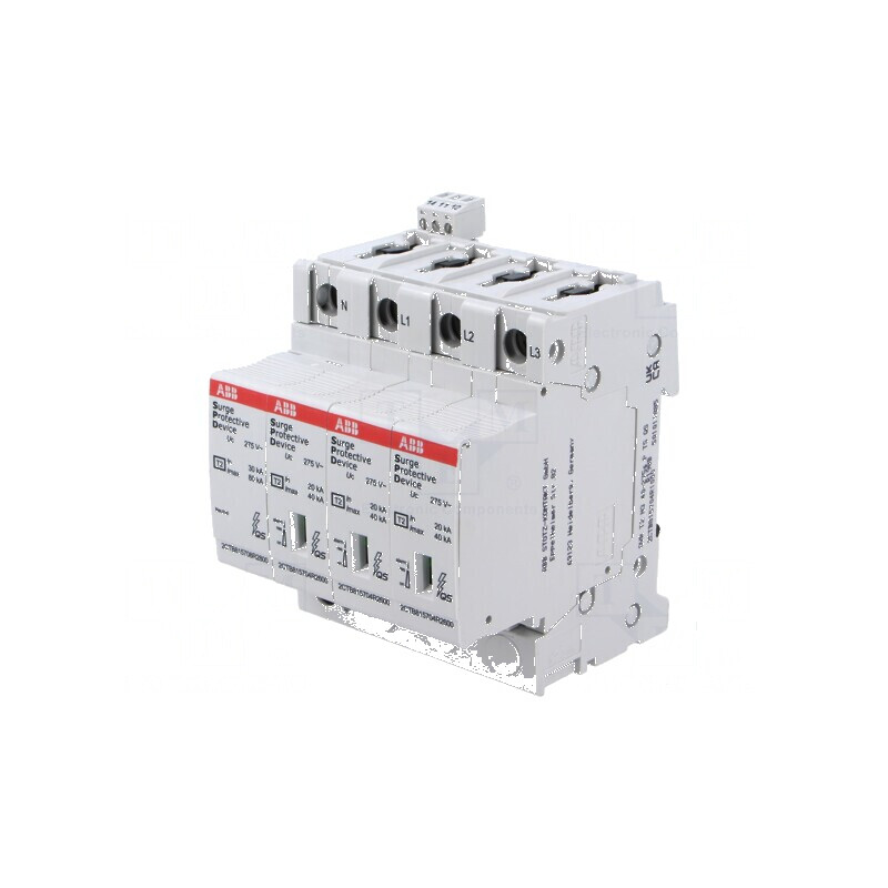 Limitator de supratensiuni Tip 2 Poli: 3 N In 8/20us: 40kA | Electronic-mag.ro | Componente Electronice Limitator de supratensiuni Tip 2 Poli: 3 N In 8/20us: 40kA | Electronic-mag.ro | Componente Electronice