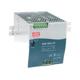 Alimentator pulsatoriu pentru şină DIN 960W 48VDC 20A OUT: 1 | Electronic-mag.ro | Componente Electronice
