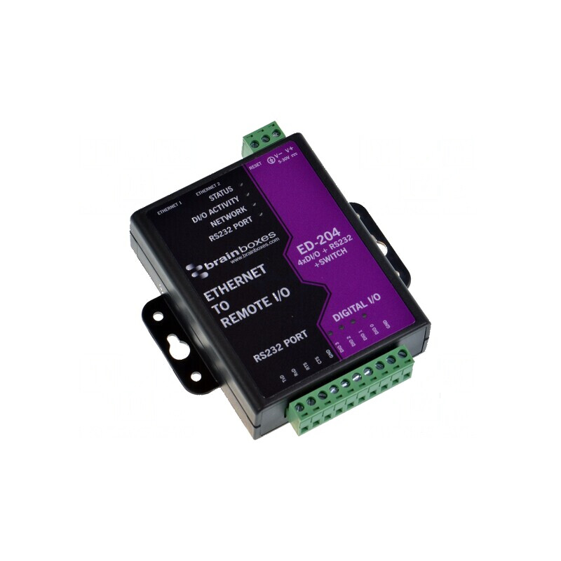 Poartă Modbus cu 3 porturi RJ45, 5÷30VDC | Electronic-mag.ro | Componente Electronice