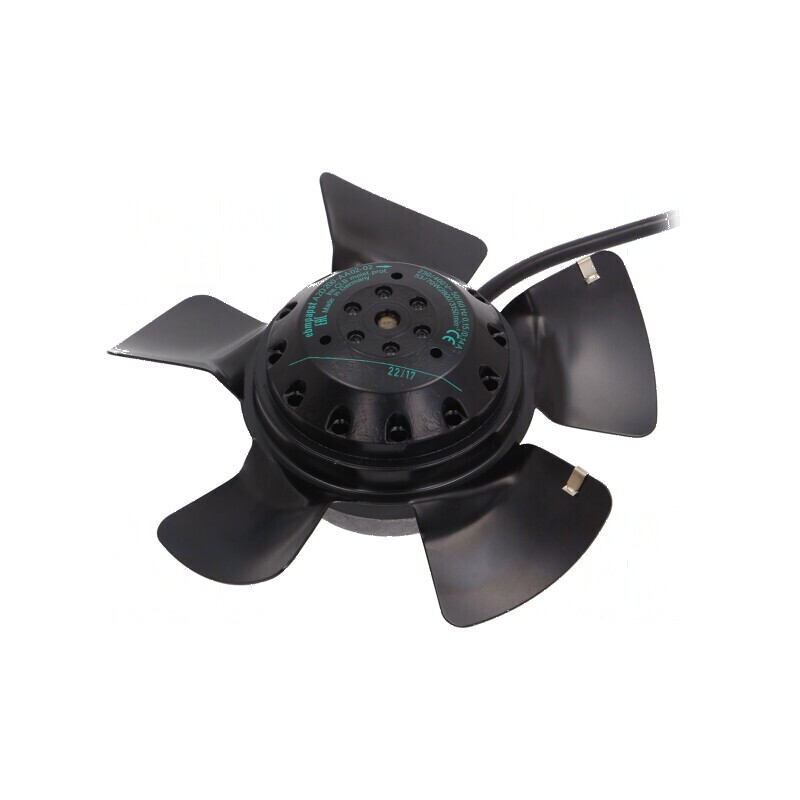 Ventilator axial 230/400VAC Ø195x73mm 830m3/h 67dBA bilă | Electronic-mag.ro | Componente Electronice