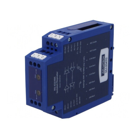 Repeater RS422/485 pentru şină DIN din plastic | Electronic-mag.ro | Componente Electronice