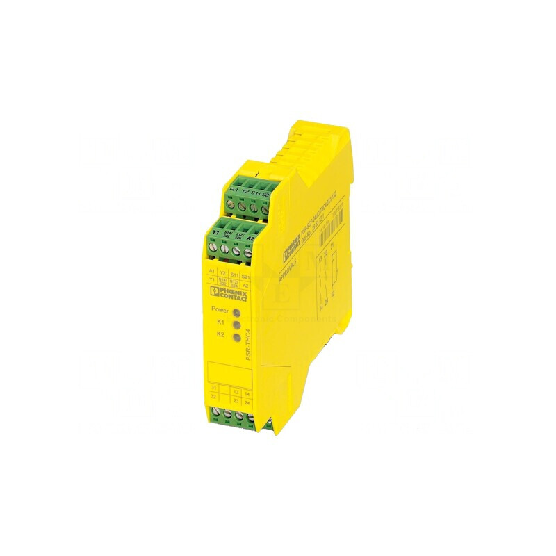 Modul releu de siguranţă 24VAC 24VDC IN: 2 | Electronic-mag.ro | Componente Electronice