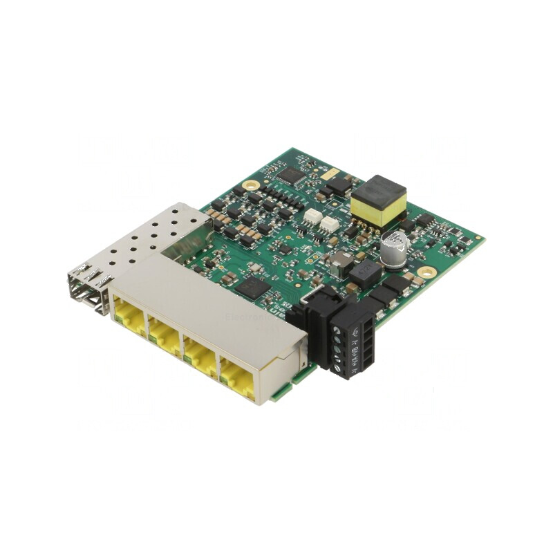 Switch PoE Ethernet neadministrabil cu 4 porturi | Electronic-mag.ro | Componente Electronice