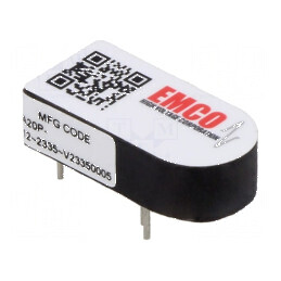 Convertor DC/DC 1W 12V-2kVDC 0.5mA THT | Electronic-mag.ro | Componente Electronice