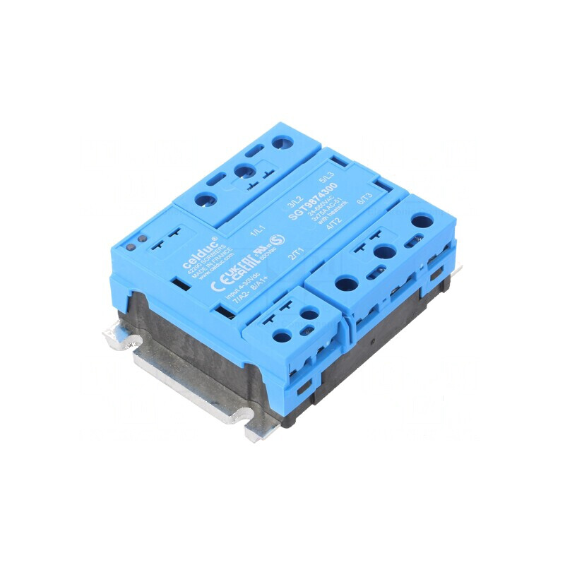 Releu semiconductor 75A cu întrerupător 3-fazat | Electronic-mag.ro | Componente Electronice