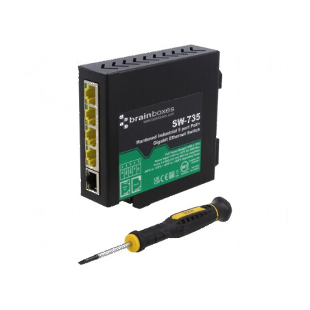Switch PoE Ethernet neadministrabil cu 4 porturi | Electronic-mag.ro | Componente Electronice