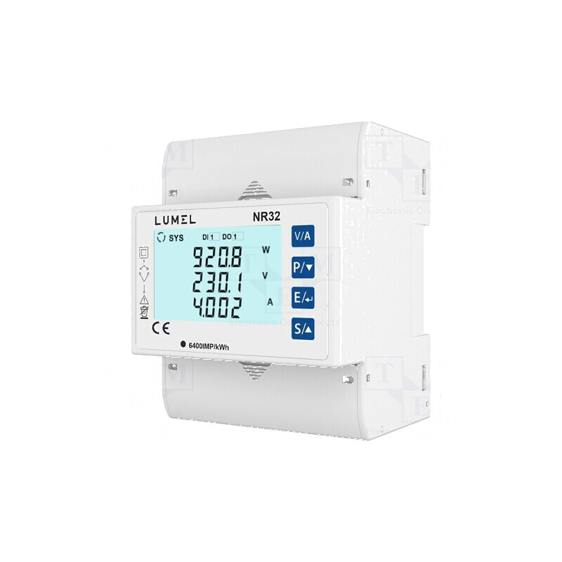 Aparat de măsură pentru şină DIN LCD NR32 | Electronic-mag.ro | Componente Electronice