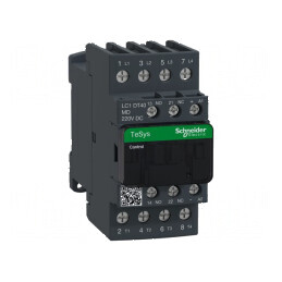 Contactor electric cu 4 poli și 4 contacte auxiliare 220VDC | Electronic-mag.ro | Componente Electronice