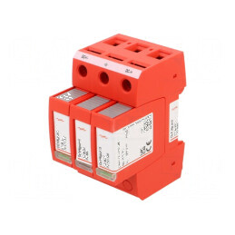 Limitator de supratensiuni Tip 2 pentru şină DIN IP20 | Electronic-mag.ro | Componente Electronice