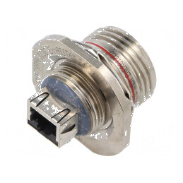 Conector RJ45 cuplă PIN 8 RJF Cat 6 IP68 8p8c | Electronic-mag.ro | Componente Electronice
