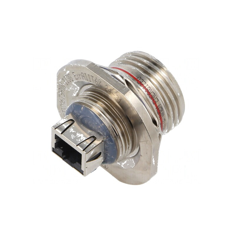 Conector RJ45 cuplă PIN 8 RJF Cat 6 IP68 8p8c | Electronic-mag.ro | Componente Electronice