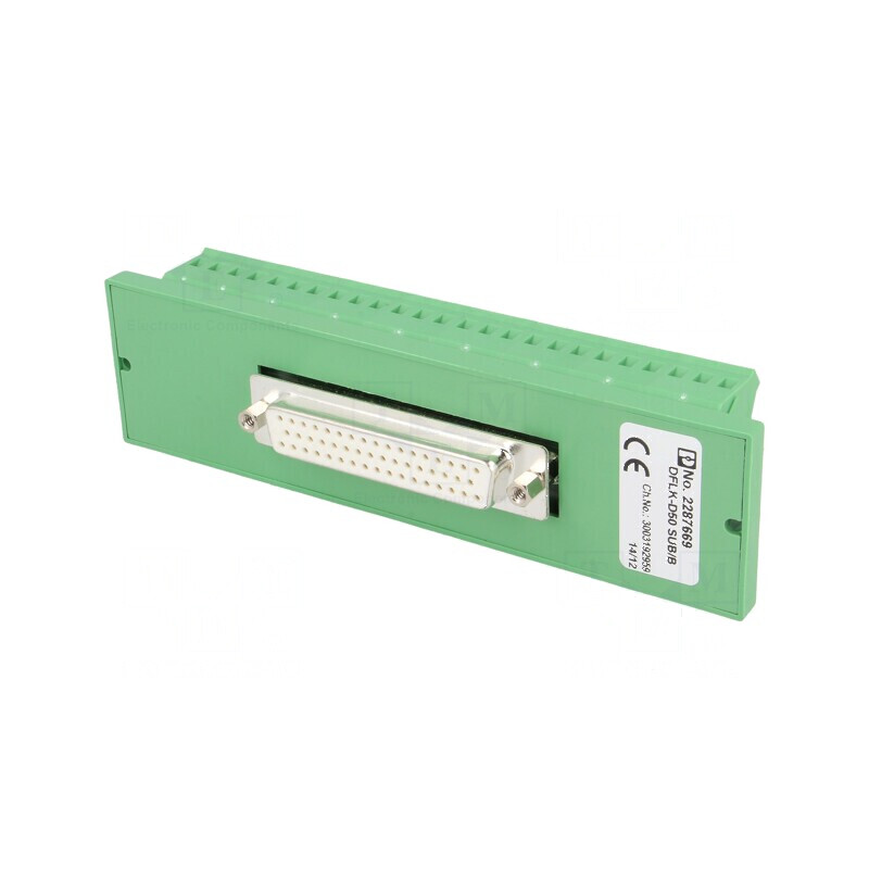 Soclu mamă D-Sub PIN: 50 pt. montare pe panou | Electronic-mag.ro | Componente Electronice