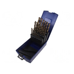 Set de burghie cu cobalt pentru metal - 25 buc. | Electronic-mag.ro | Componente Electronice