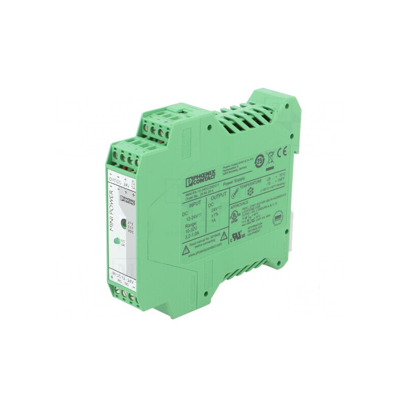 Convertor DC/DC 24W pentru şină DIN 1,5kV | Electronic-mag.ro | Componente Electronice