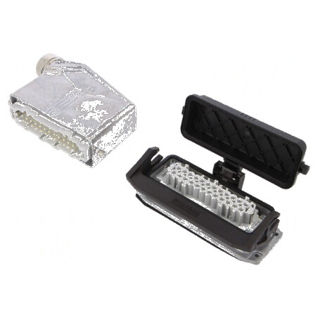 Conector HDC tată mamă 500V 16A PIN 24 PE Dispunere 24 | Electronic-mag.ro | Componente Electronice