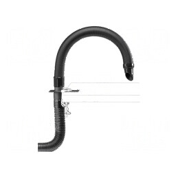 Braţe de extracţie pentru extractor de fum Ø: 50mm | Electronic-mag.ro | Componente Electronice